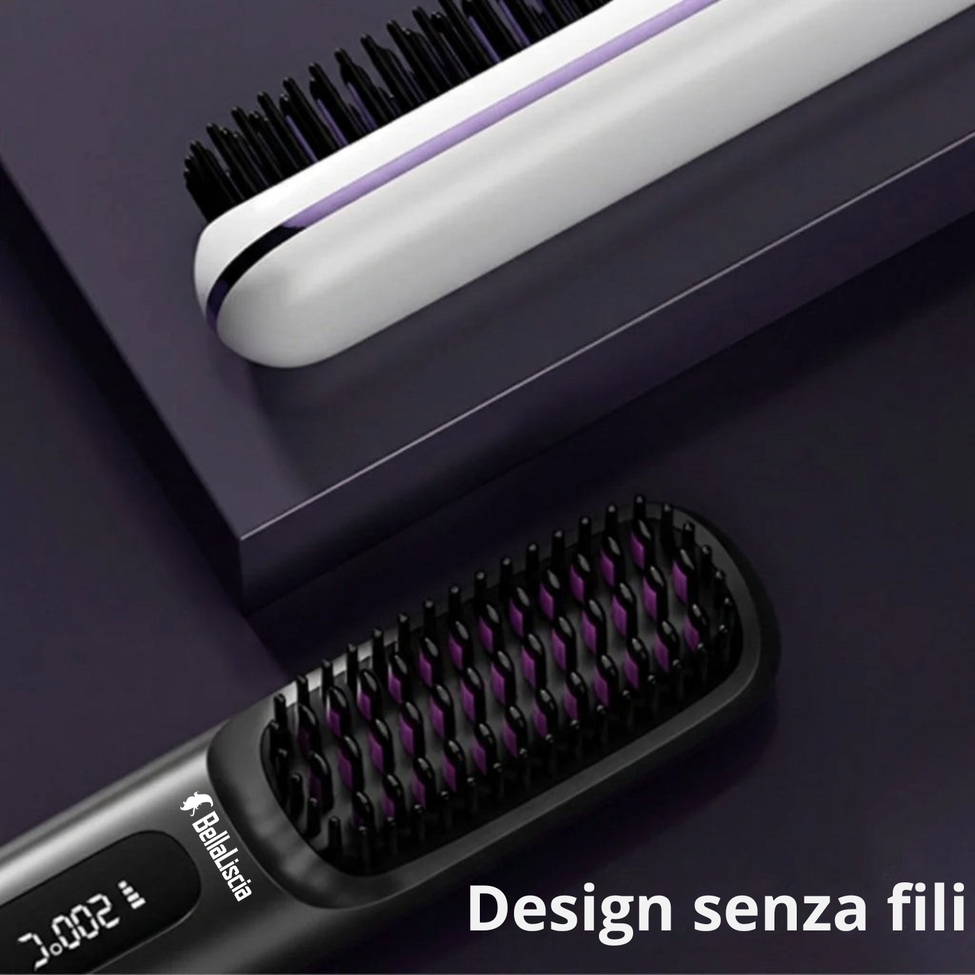 Spazzola Riscaldante BellaLiscia per Capelli Corti